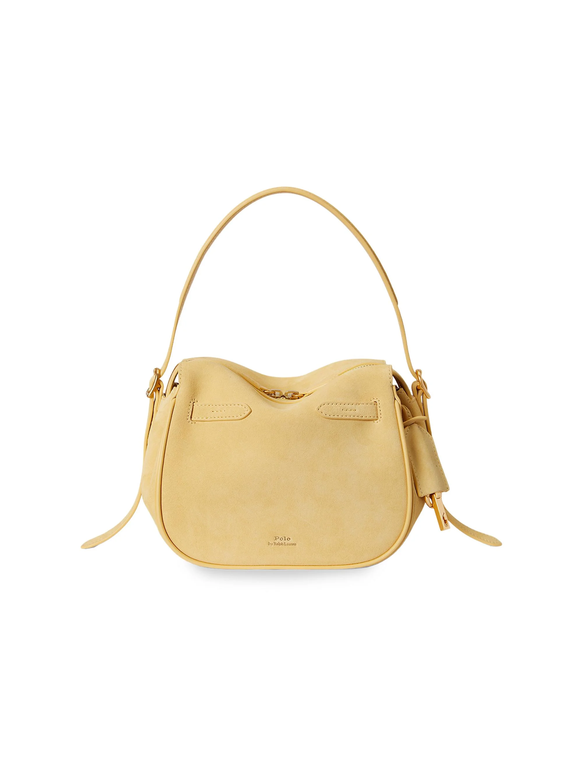 Women's Polo ID Mini Suede Satchel - Lemon Meringue - 1