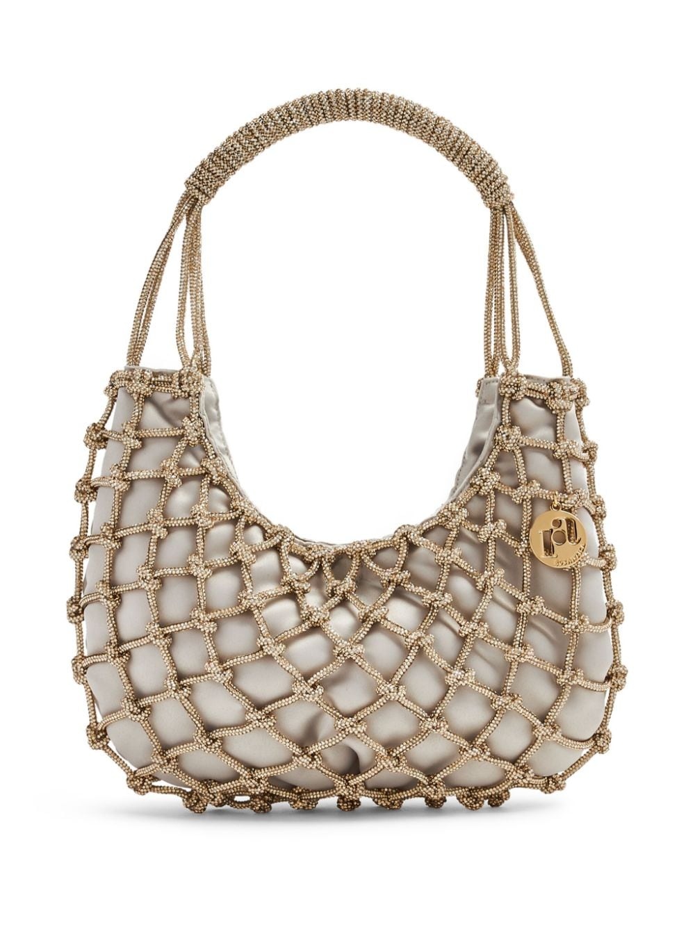 Nodi crystal-embellished shoulder bag - 1