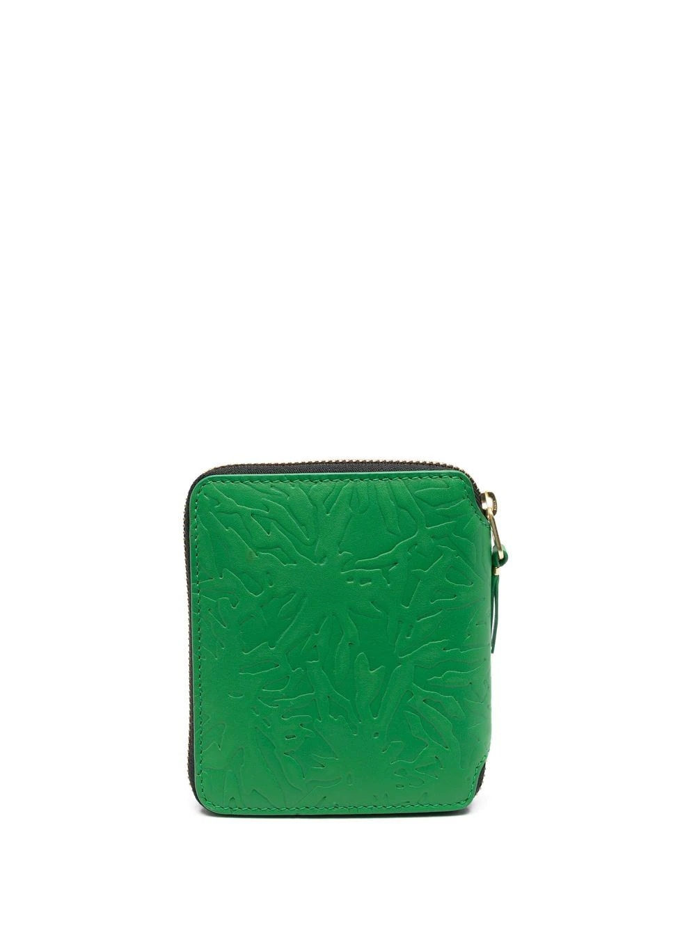 Forest-embossed zip-around wallet - 2