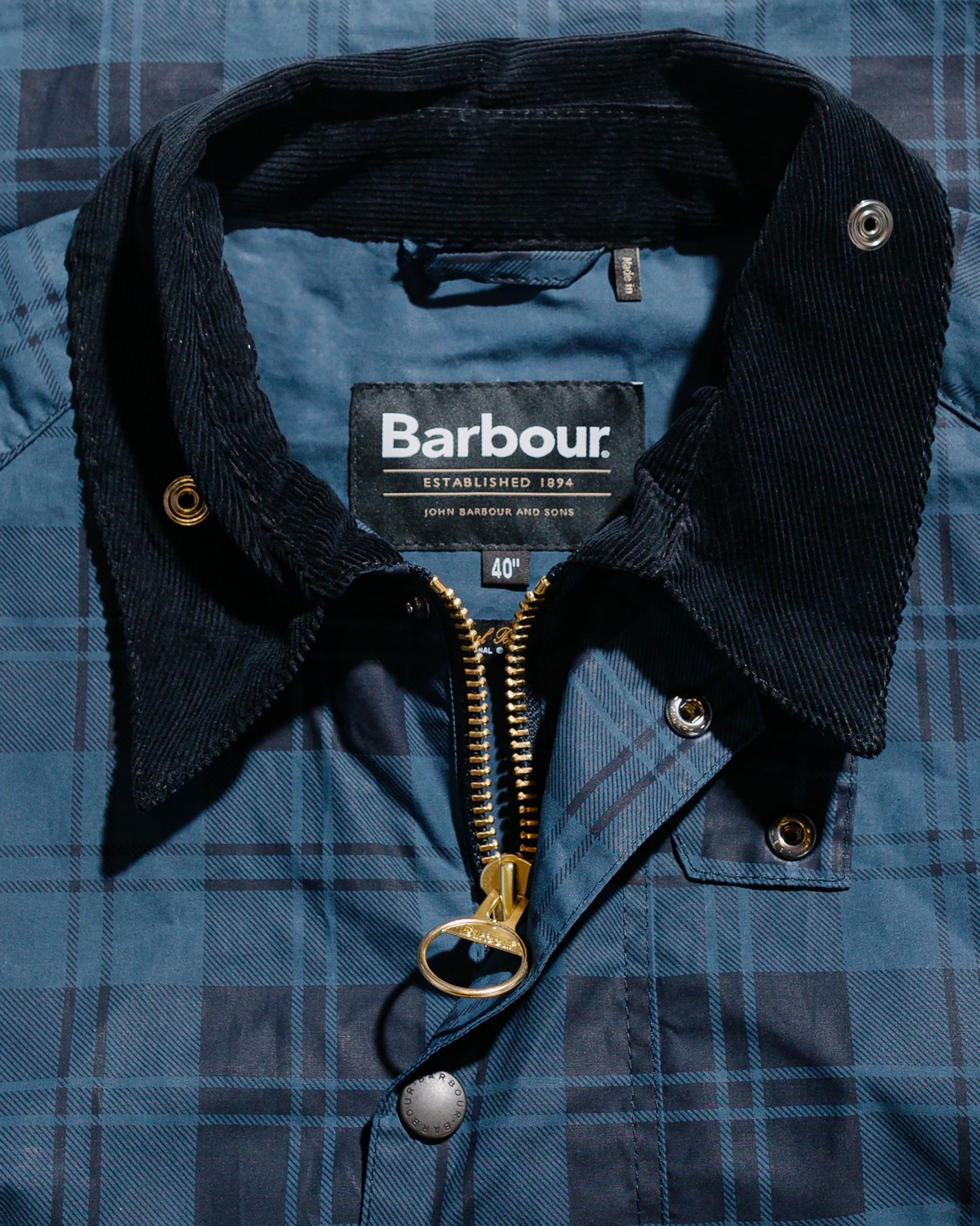 Transport Check Casual Jacket Navy Check - 2