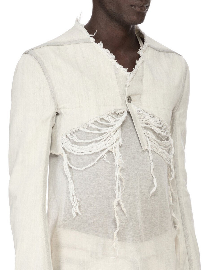 Temple Microworker distressed-effect jacket 4