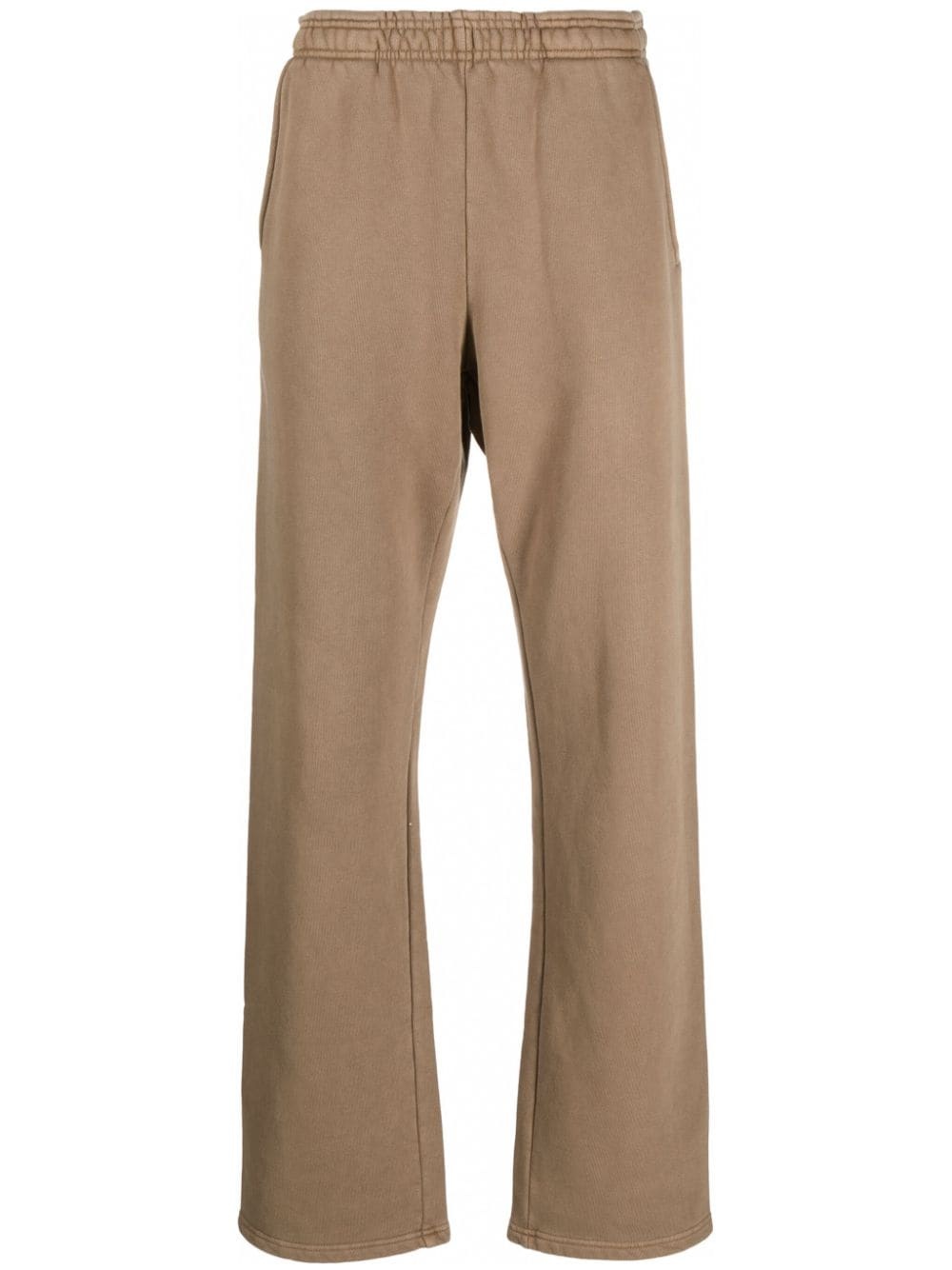 wide-leg organic cotton track pants - 1