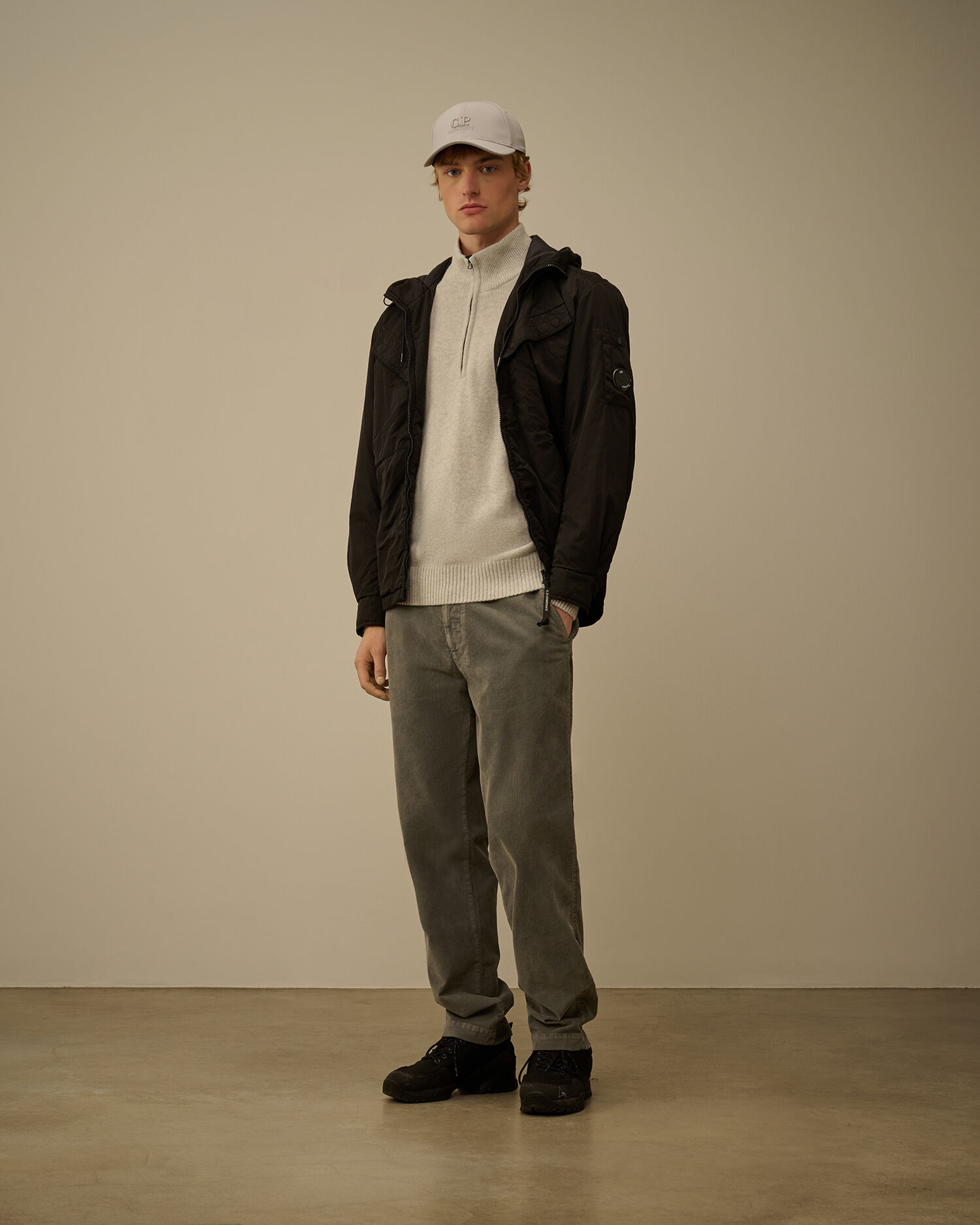 Lambswool GRS Half Zip Sweater - 2