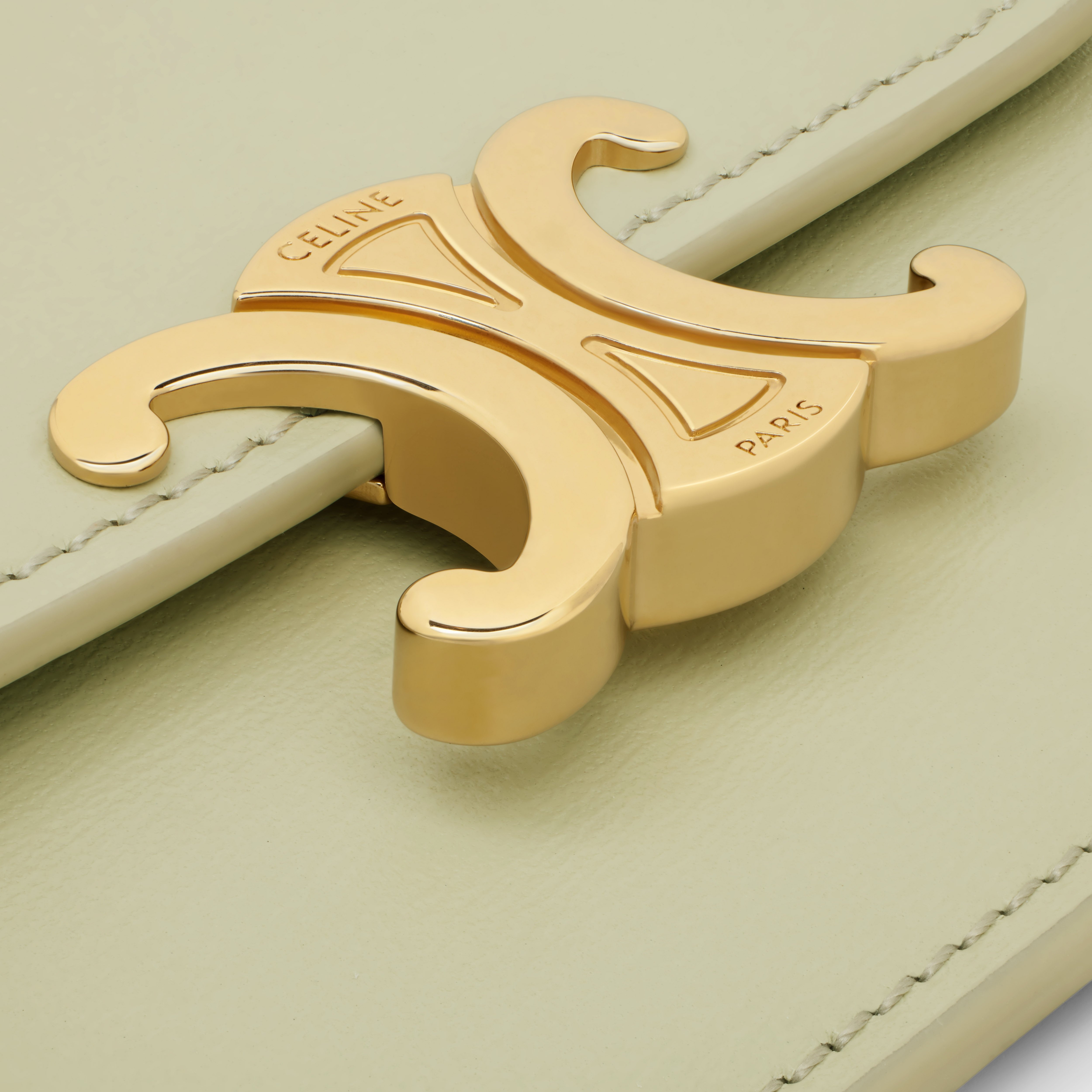 CARD HOLDER WITH FLAP TRIOMPHE in Shiny calfskin - 5