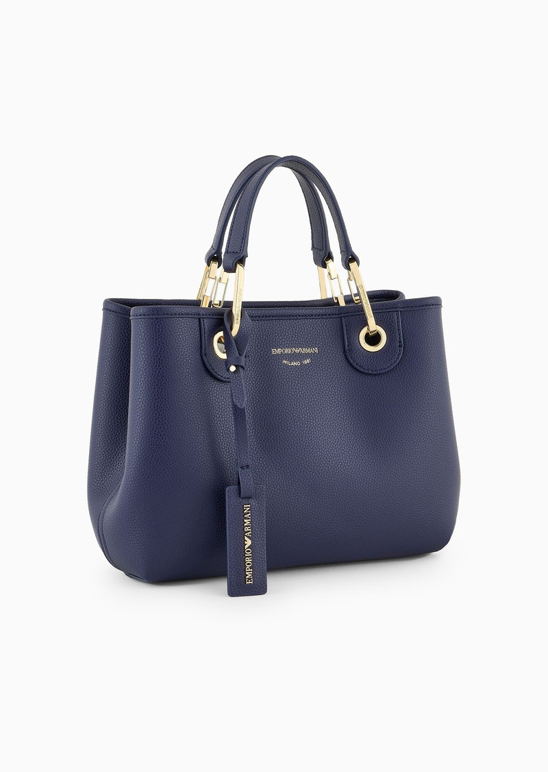 EMPORIO ARMANI Small MyEA shopper bag with deer print outlook