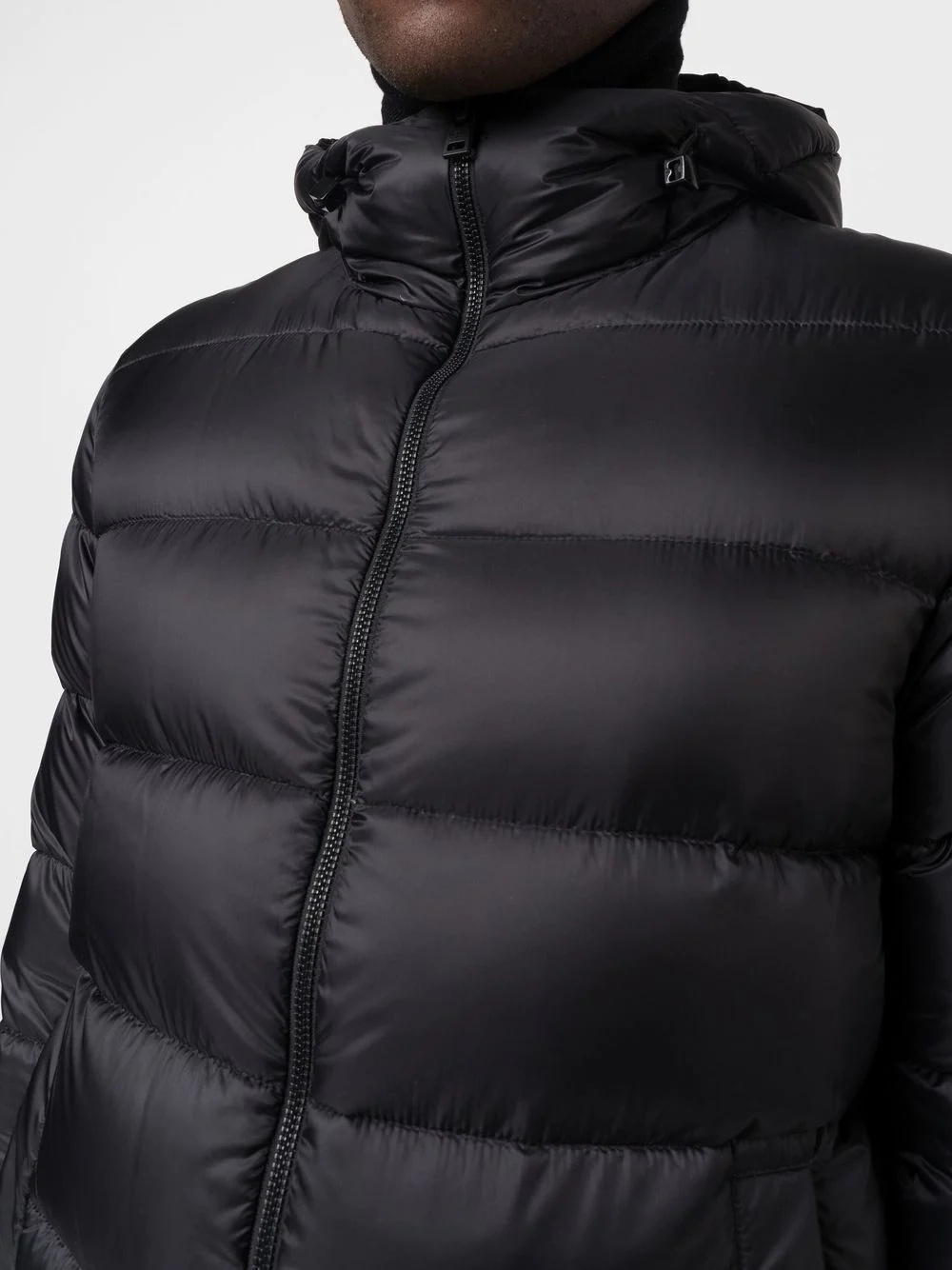 hooded zip-up puffer jacket - 5