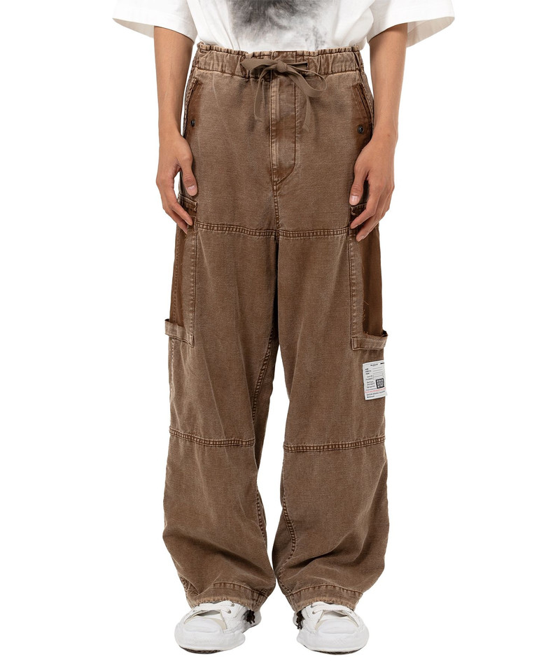 Maison MIHARAYASUHIRO Cotton Satin Cargo Pants outlook