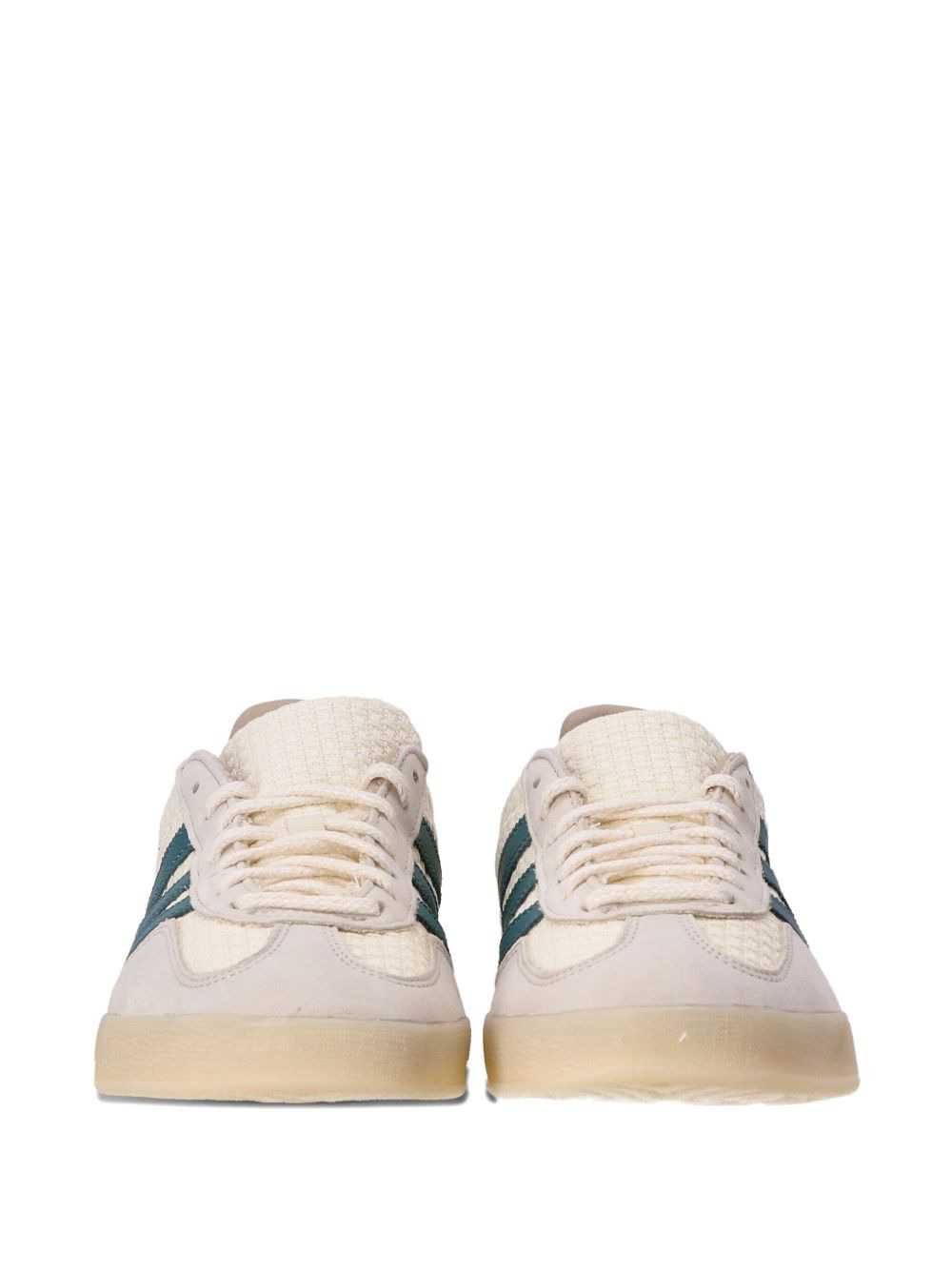 Gazelle three-stripe textured sneakers - 3