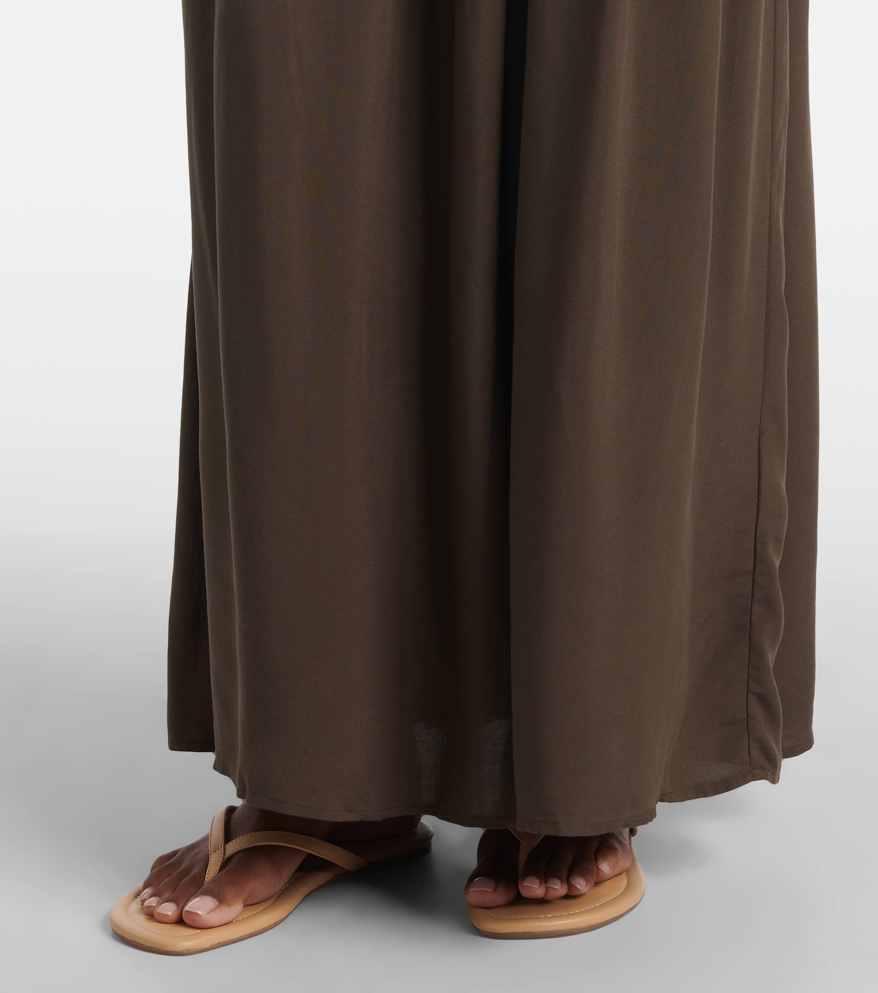 Hedy draped linen maxi dress - 5