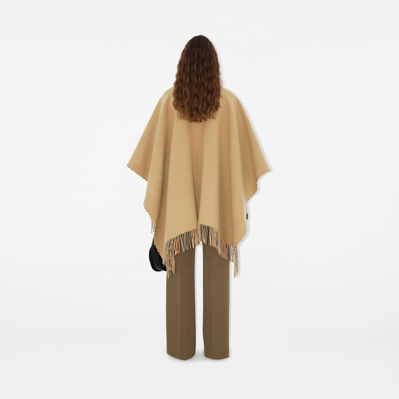 Check Wool Cape 4