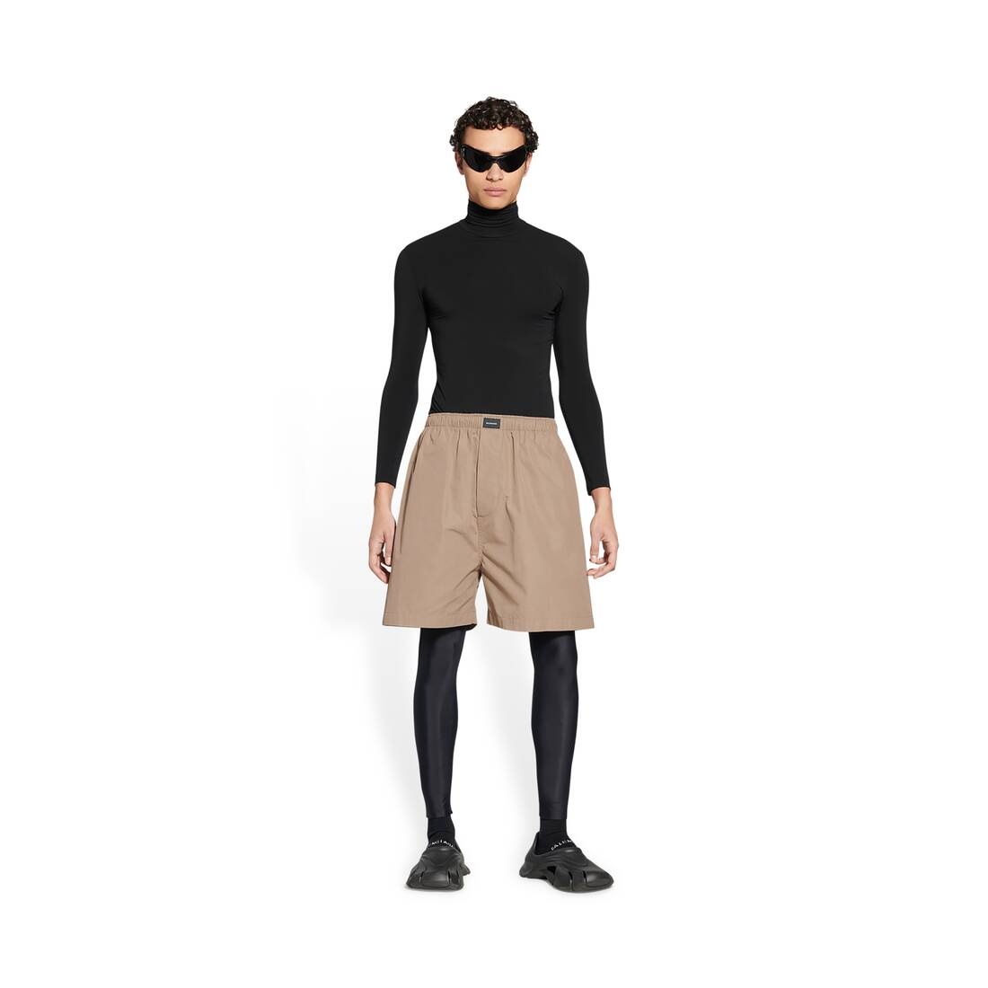 Men's Pyjama Shorts  in Beige - 2