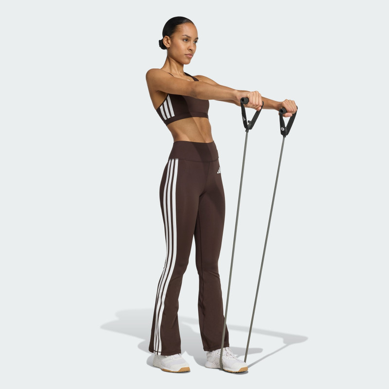 Optimé Essentials 3-Stripes Flared Leggings 4
