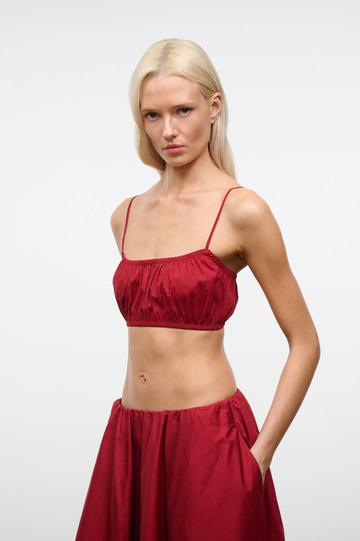 STAUD FIORE TOP ROUGE - 1