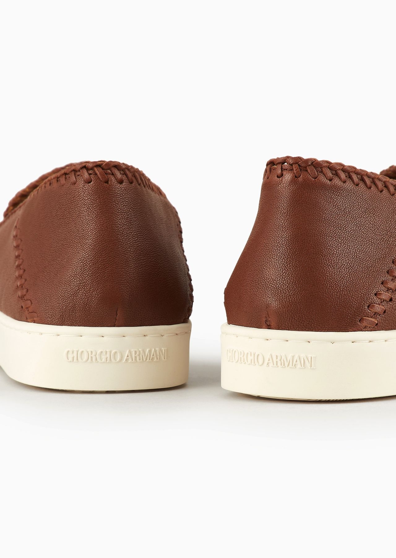 Galleria 3 nappa-leather slip-ons - 4