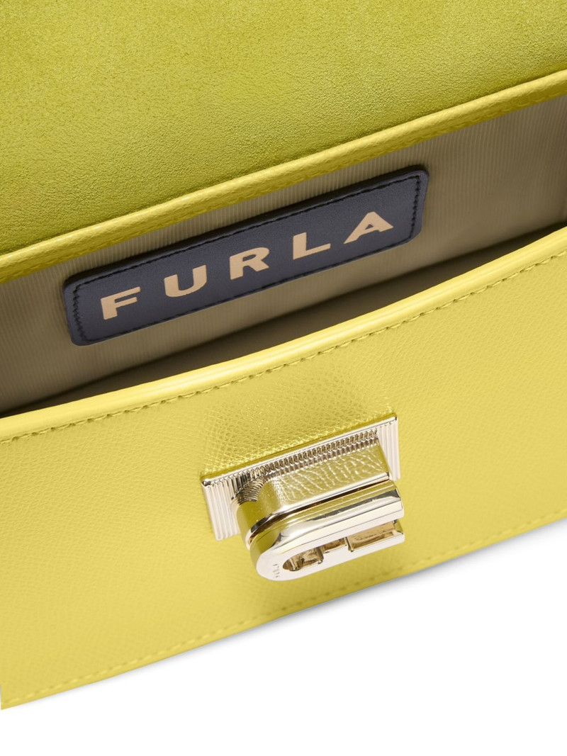 arch logo grained leather crossbody 4