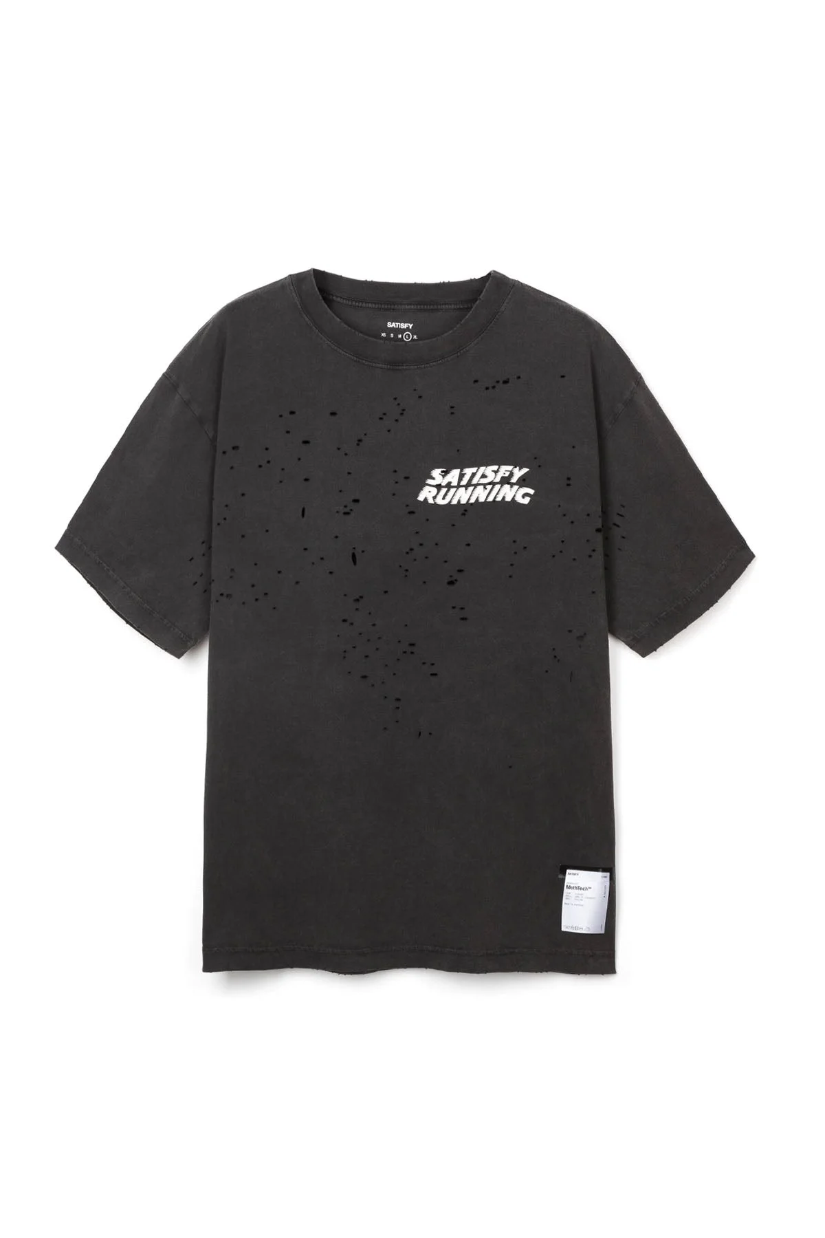 MothTech T-Shirt SATISFY Wave - Aged Black - 1