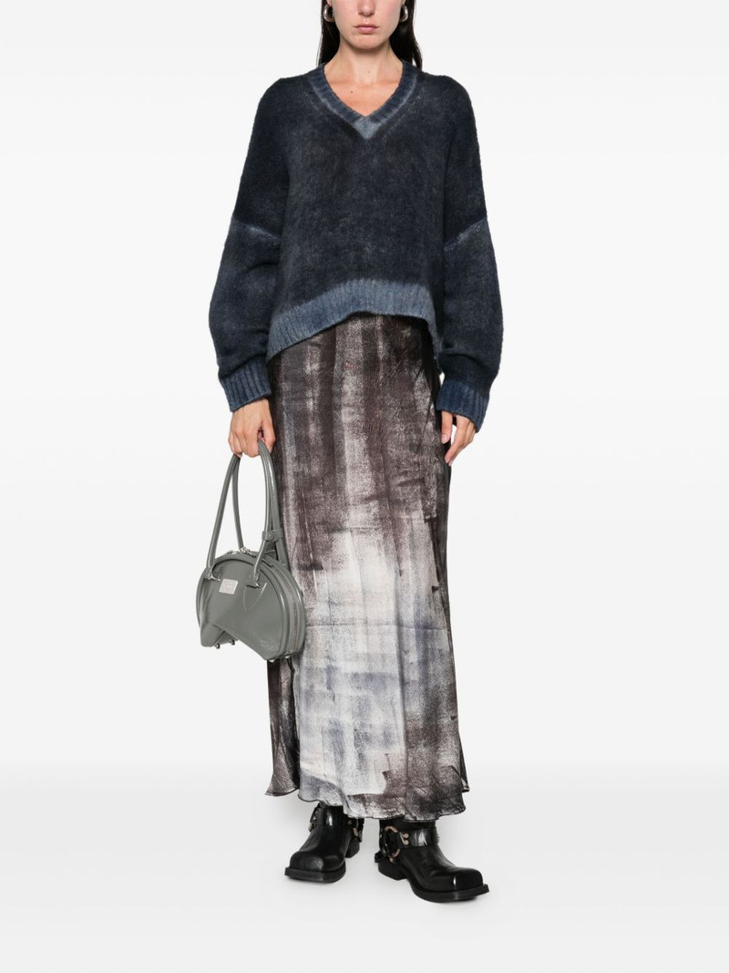 Avant Toi V-neck cropped sweater outlook