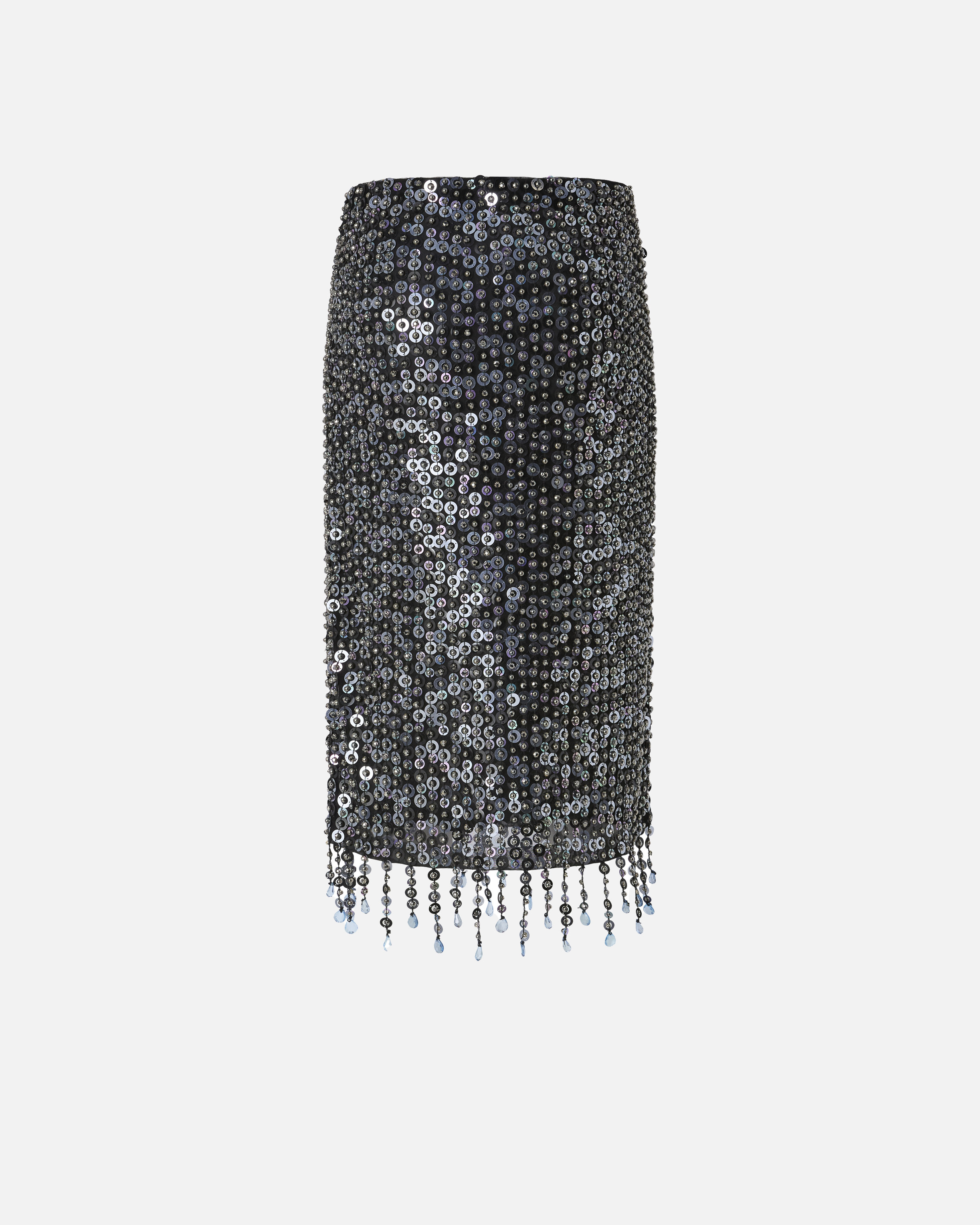 PENCIL SKIRT WITH SEQUINS AND CRYSTALS - 6
