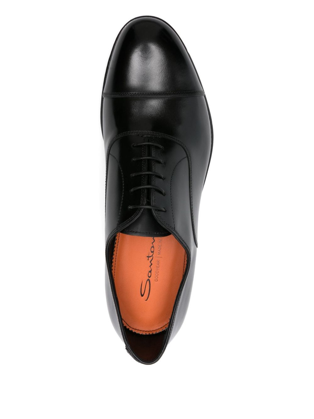 cap-toe lace-up oxford shoes - 4