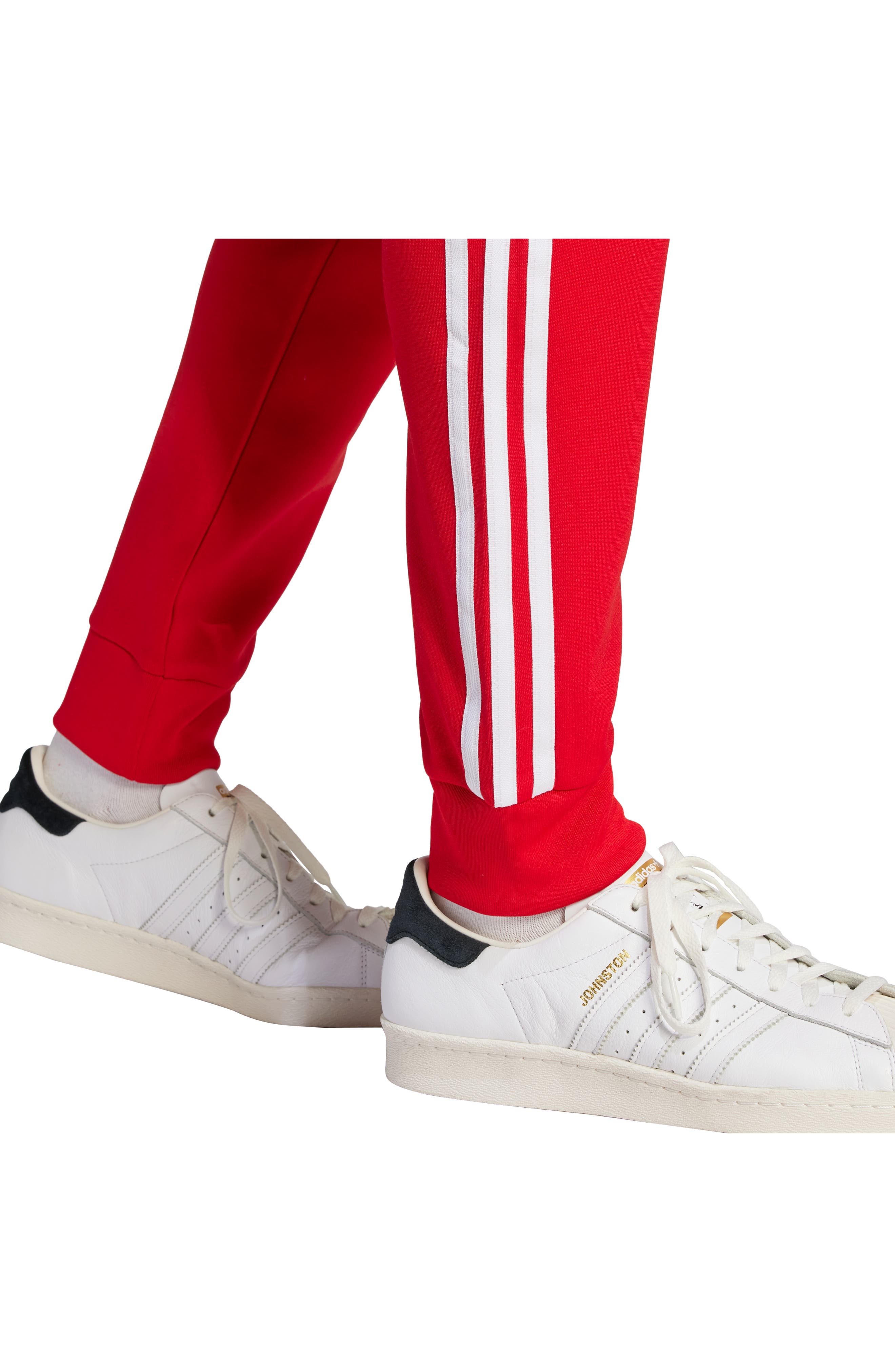 adidas Lifestyle Superstar Joggers in Better Scarlet/White at Nordstrom - 6