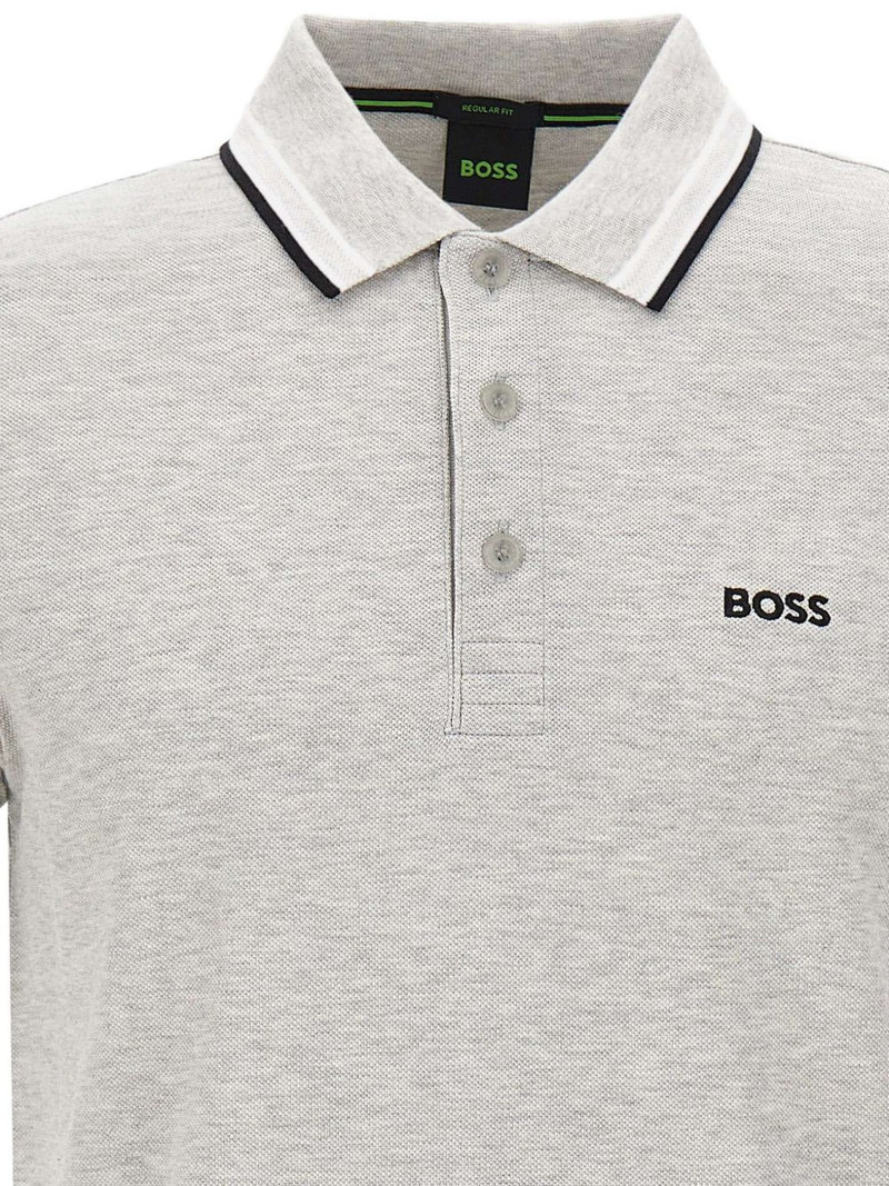 striped-trim pique polo shirt 5