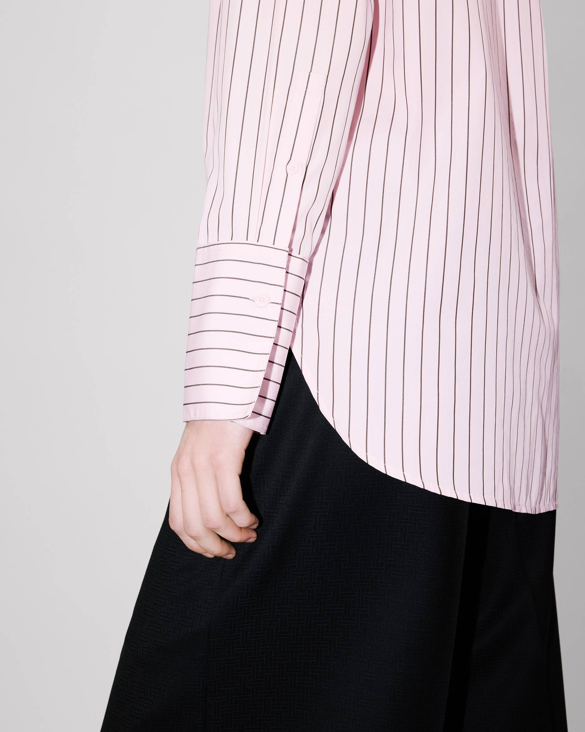 'Boke Flower' pin shirt in cotton poplin - 7