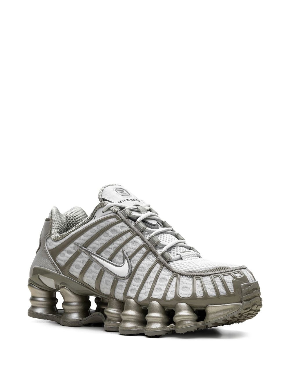 Shox TL "Light Silver/White/Light Army" sneakers - 2