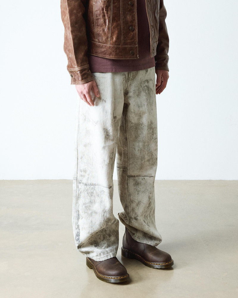 Dr. Martens 2976 Yellow Stitch Crazy Horse Leather Chelsea Boots outlook