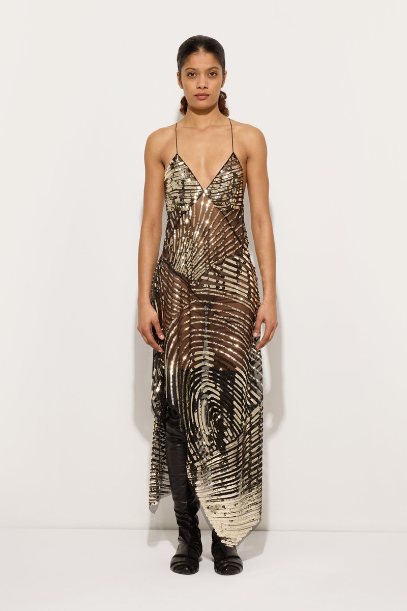 PUCCI EMBROIDERED TULLE DRESS outlook