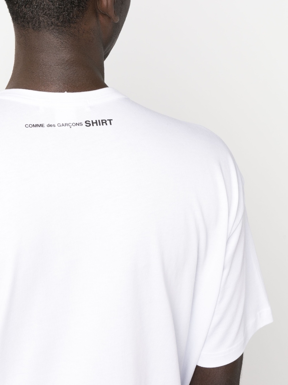 rear logo-print T-shirt - 5