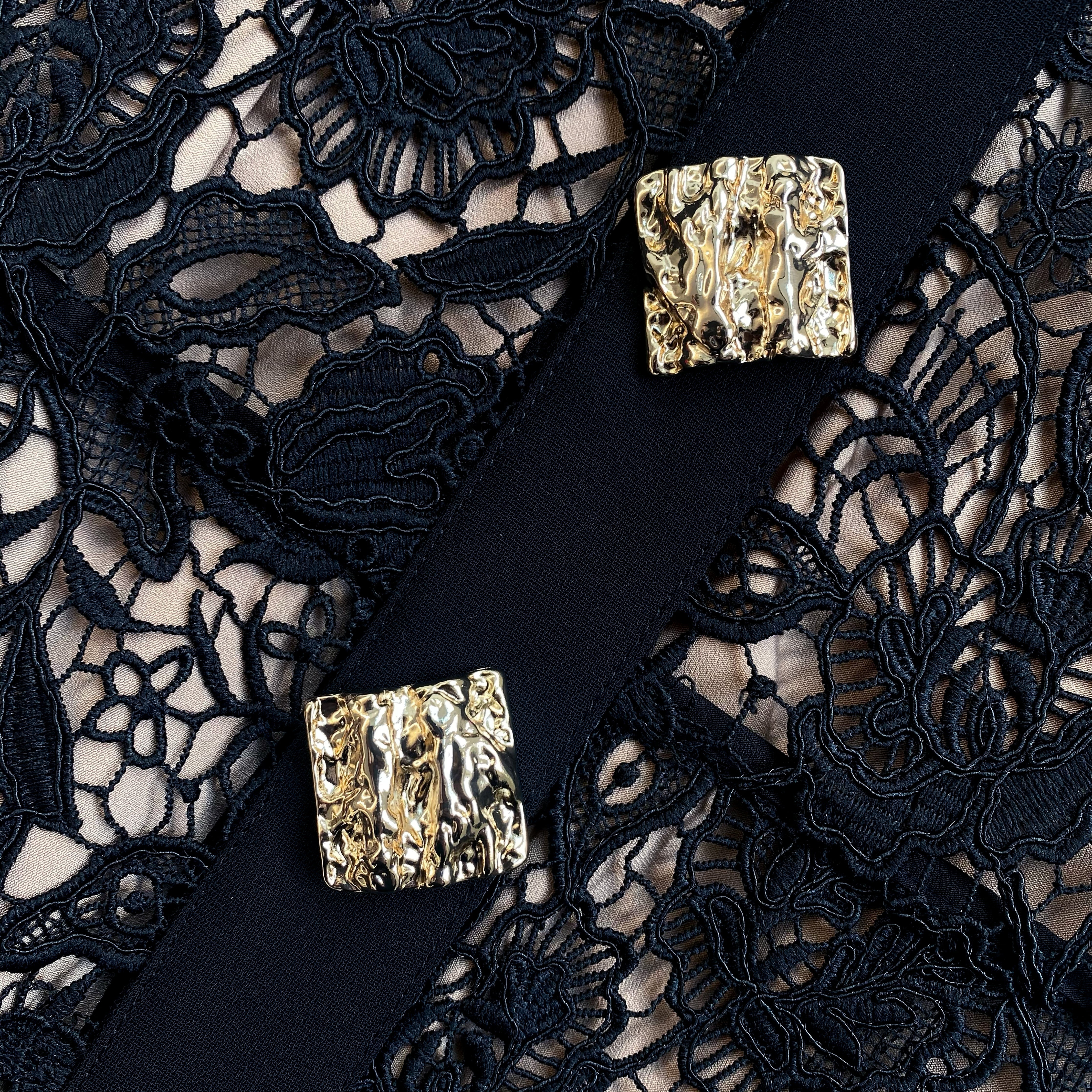 self-portrait Black Magnolia Lace Midi Dress - AW22-144 | REVERSIBLE