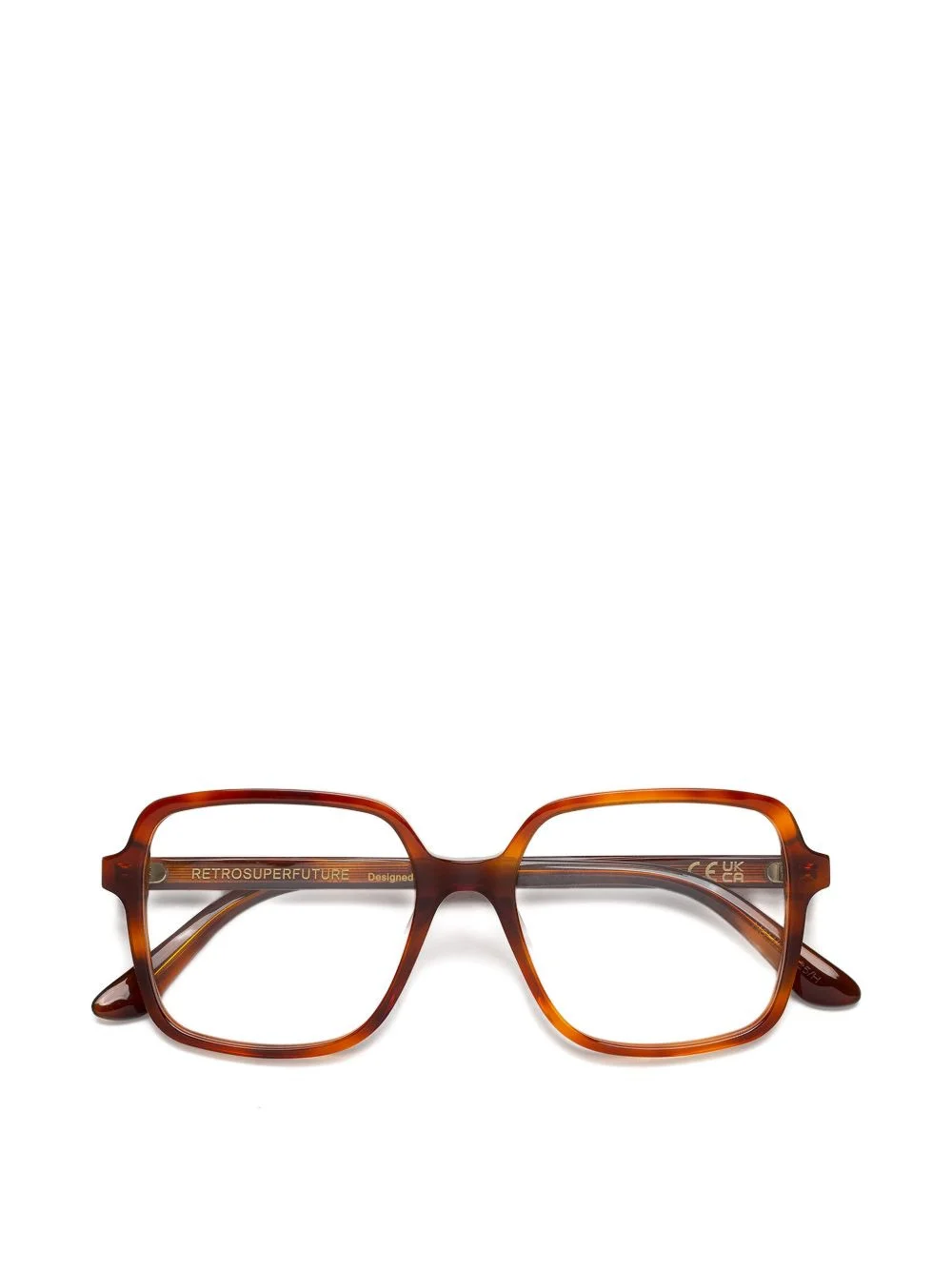 square-frame glasses - 1