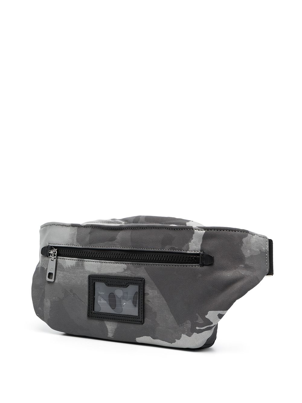 logo-plaque camouflage-print belt bag - 3