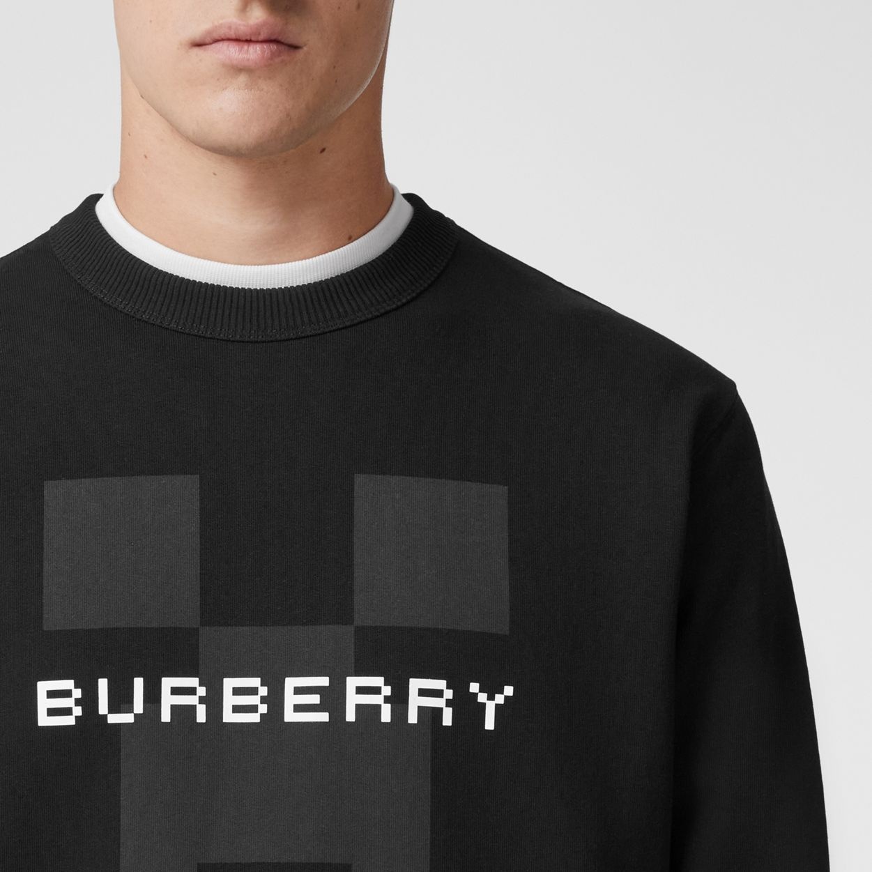 Logo Print Cotton Sweatshirt - 3