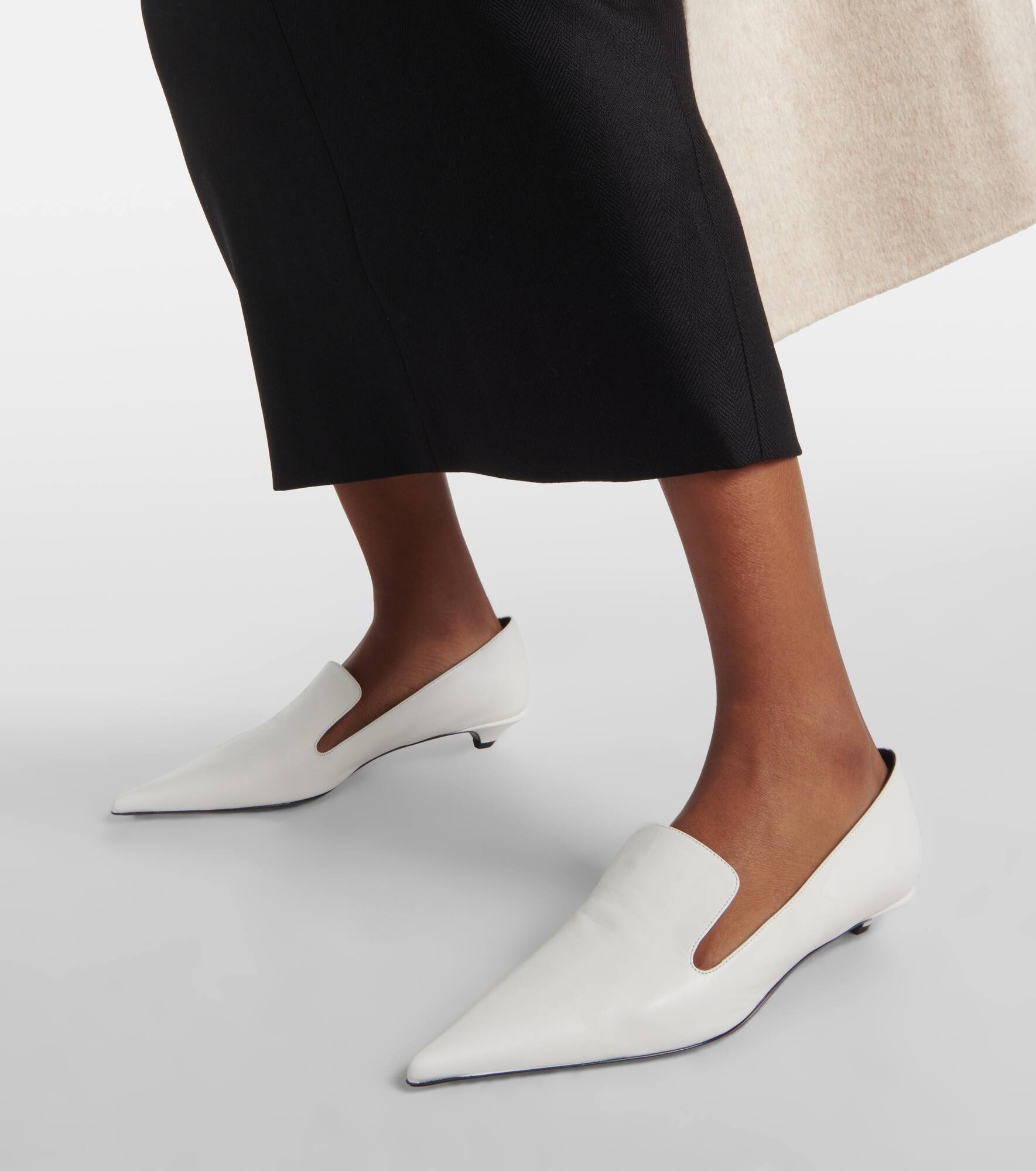 Leather pumps - 4