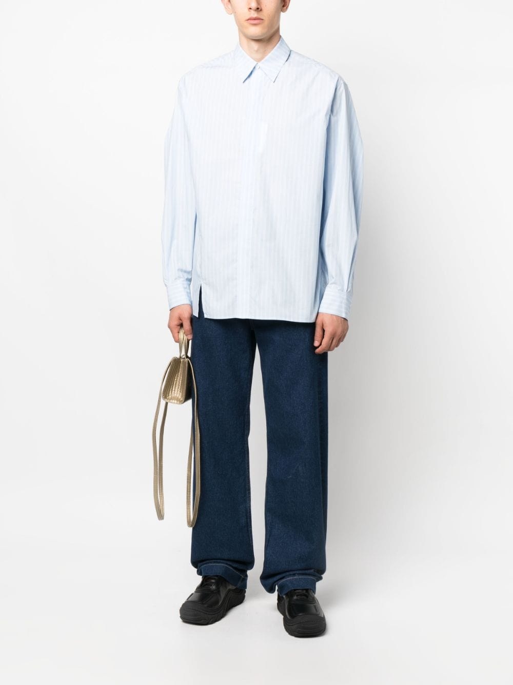 long-sleeve poplin shirt - 2