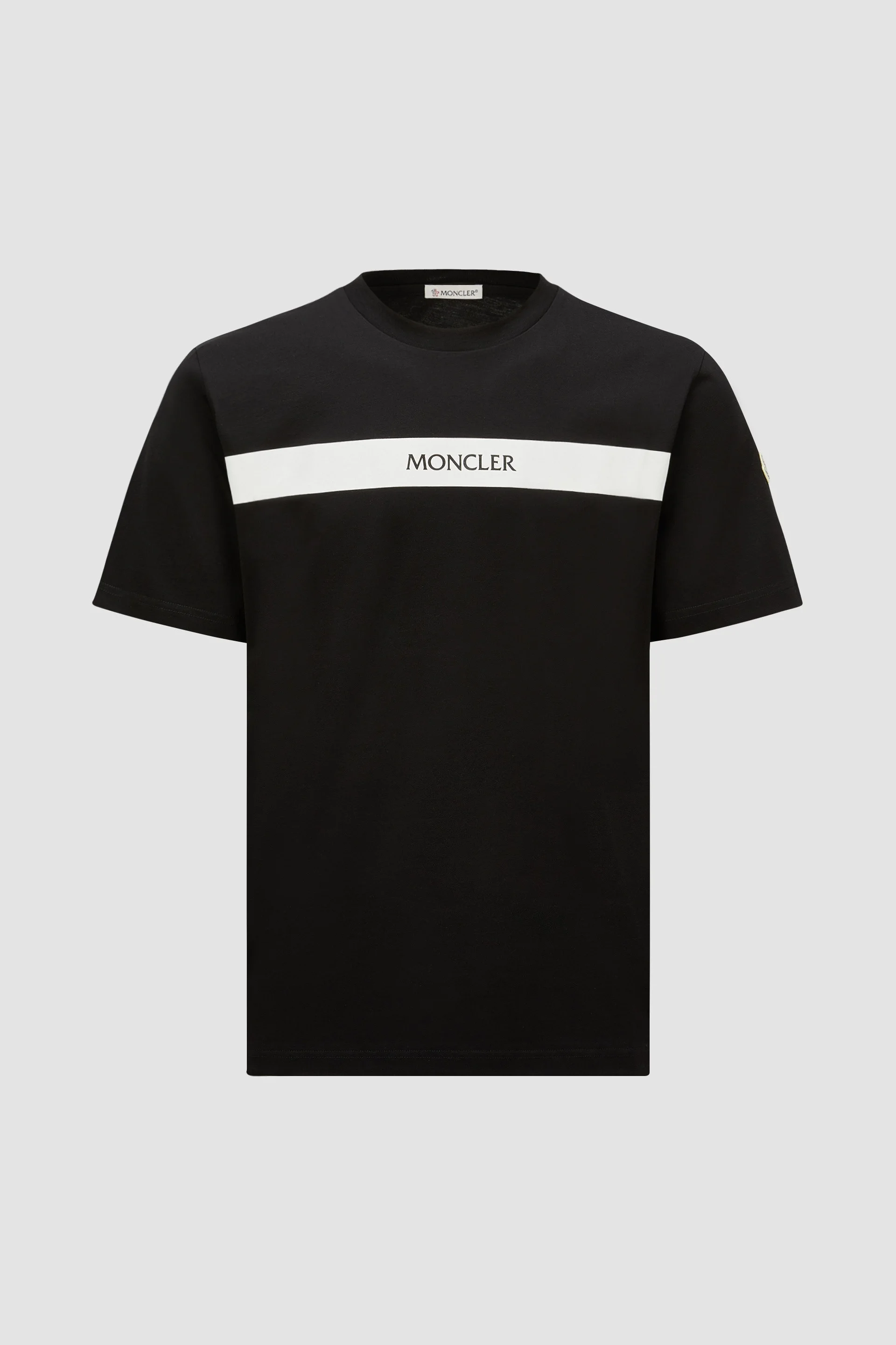 Rubberized Logo Cotton T-Shirt - 1