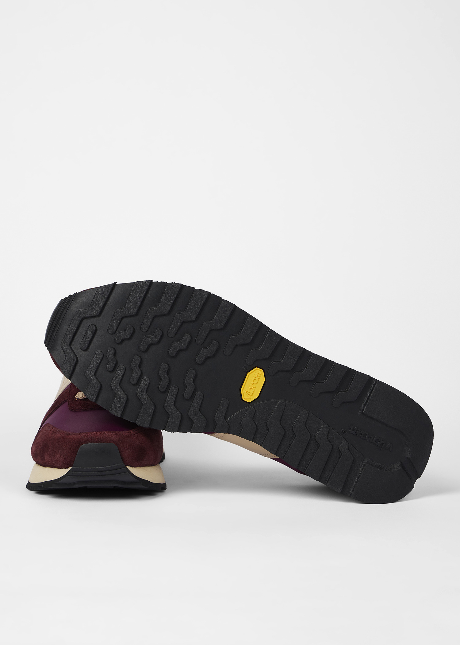Burgundy 'Eighties' Trainers - 2