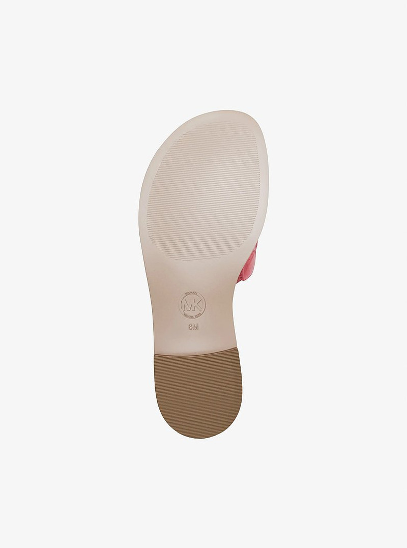 Hannah Heart Embroidered Slide Sandal 6