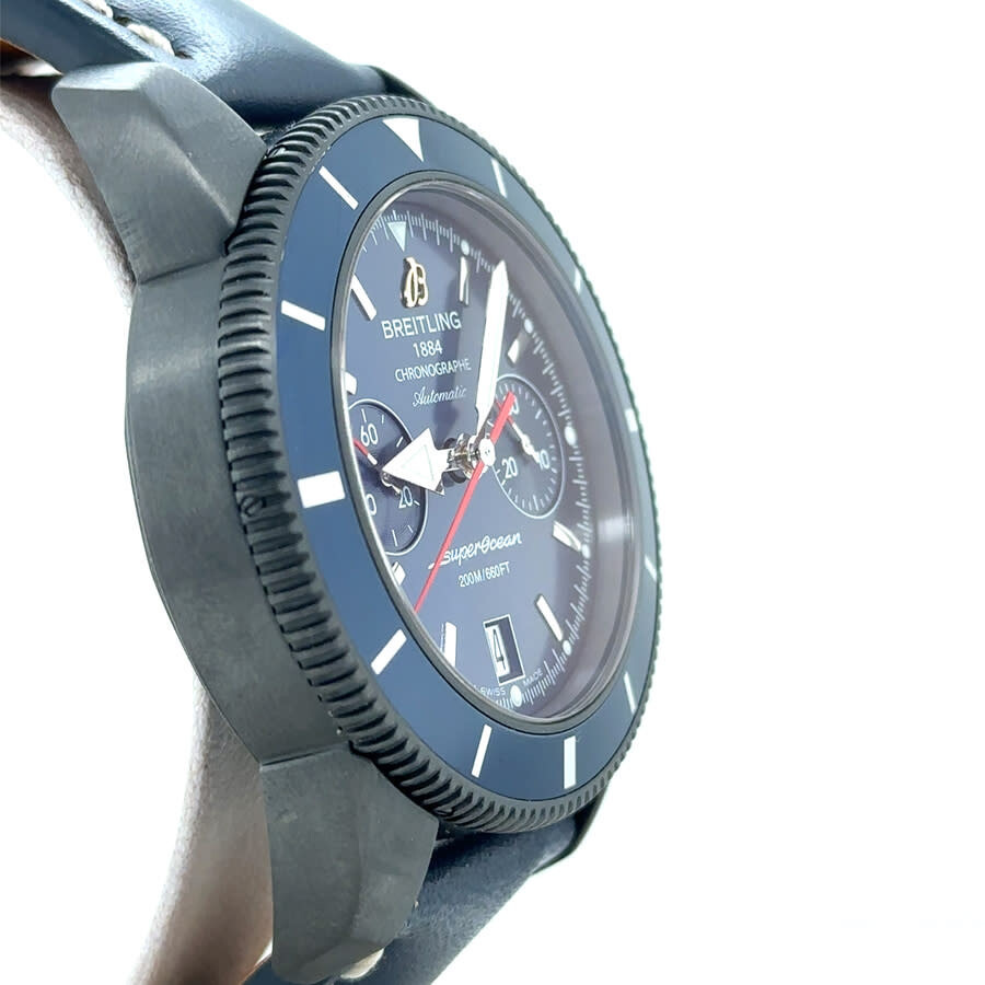 Pre-owned Breitling Superocean Heritage Chronograph Automatic Chronometer Blue Dial Men's Watch M233 - 3