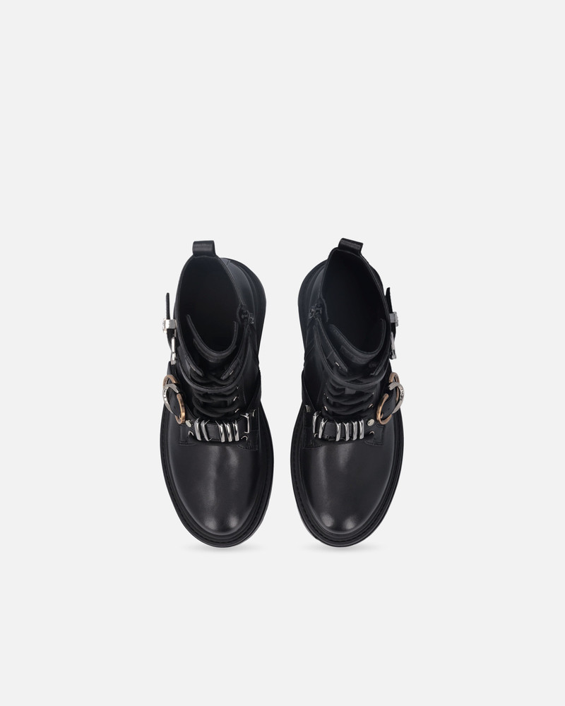 COMBAT BOOTS WITH METAL INSERTS 9