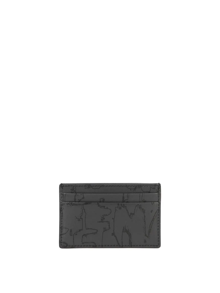 ALEXANDER MCQUEEN 'GRAFFITI' CARD HOLDER - 1
