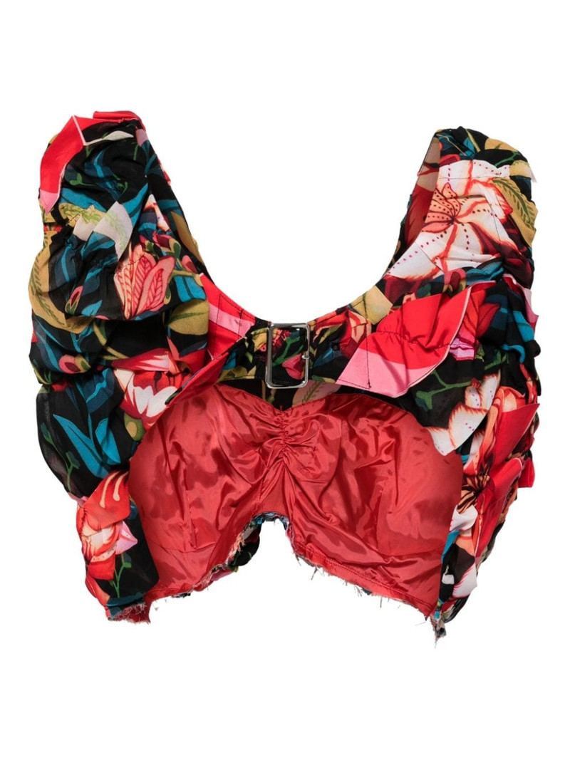 Comme Des Garçons sleeveless cropped top outlook