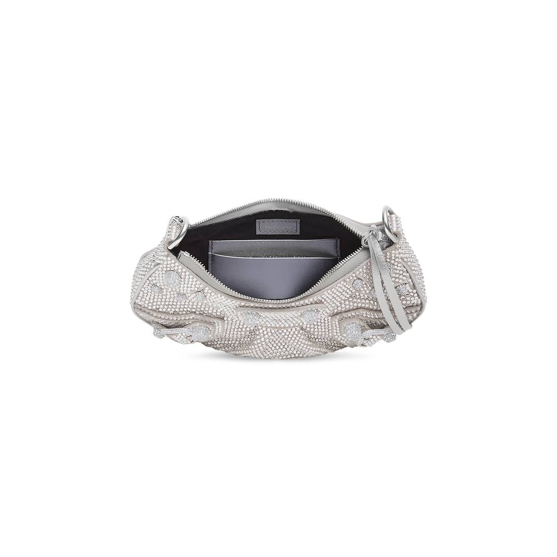 le cagole mini bag with chain and rhinestones - 7