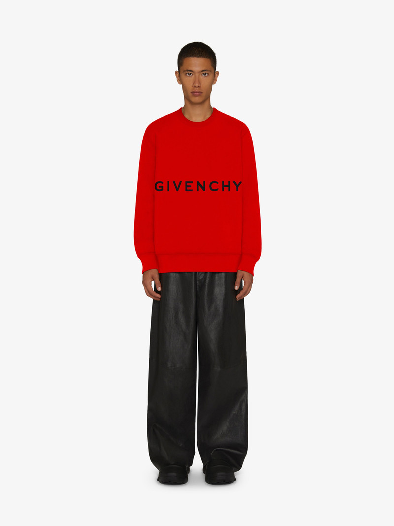 Givenchy GIVENCHY 4G SLIM FIT SWEATSHIRT IN FLEECE outlook