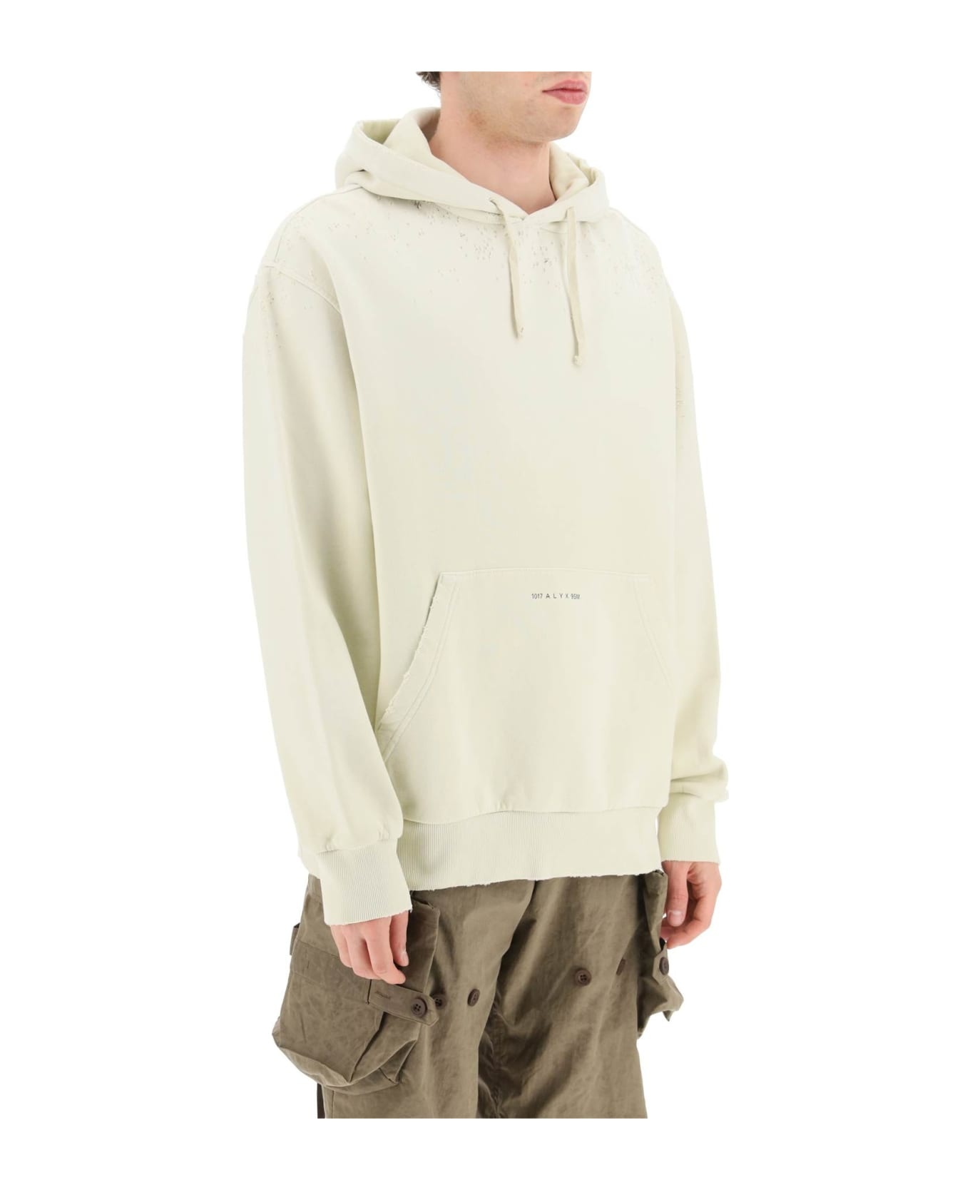 Hoodie With Distressed Details - 2