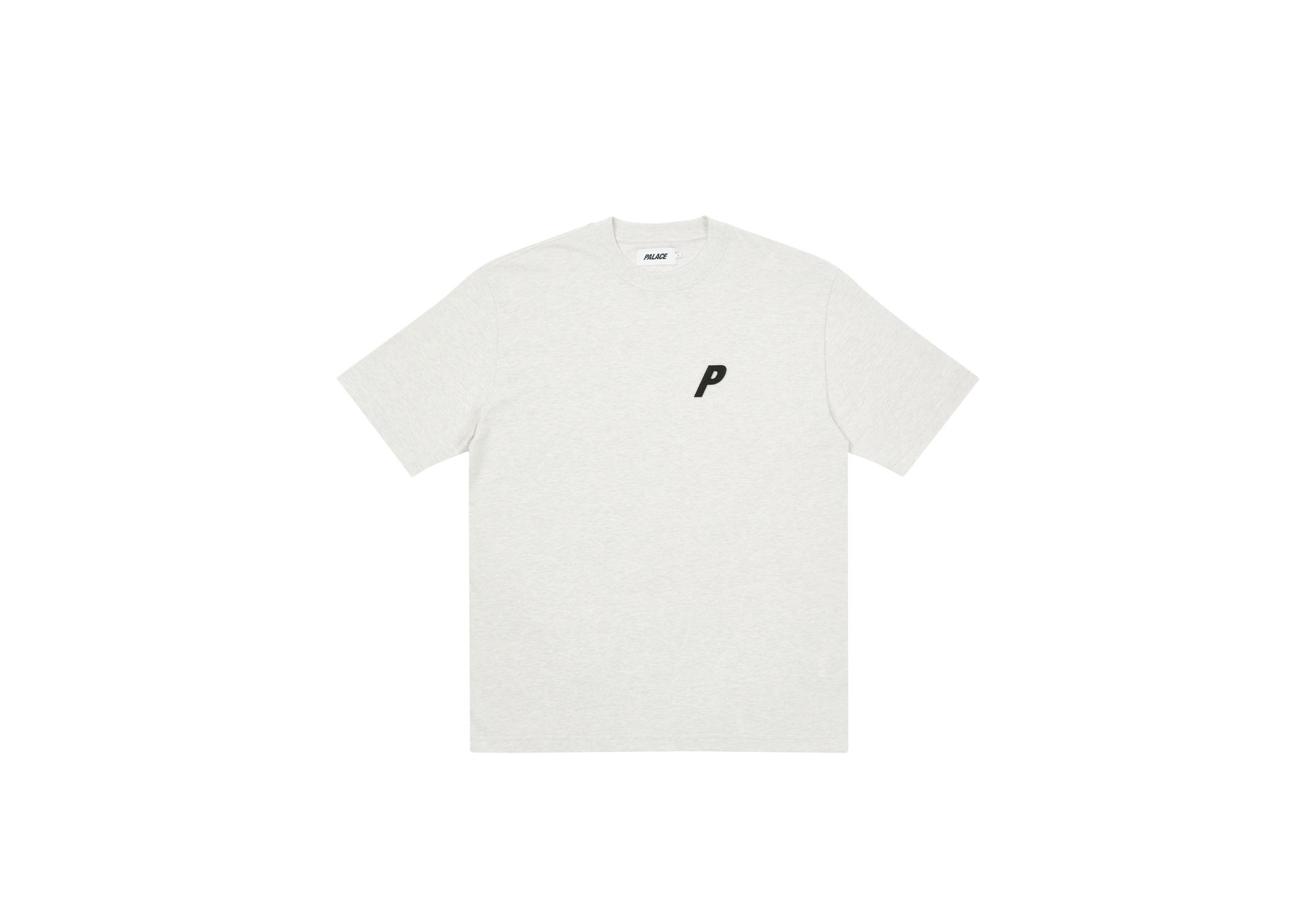 FELT P T-SHIRT LIGHT GREY MARL - 1