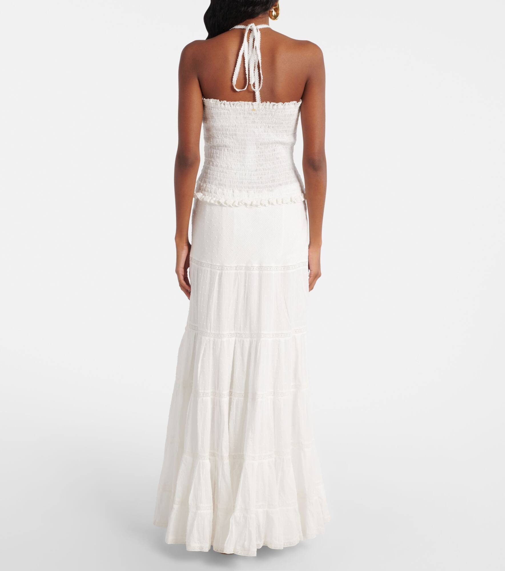 Striped cotton maxi dress - 3