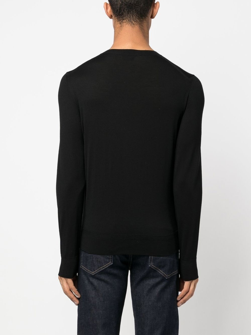 fine-knit wool jumper - 4