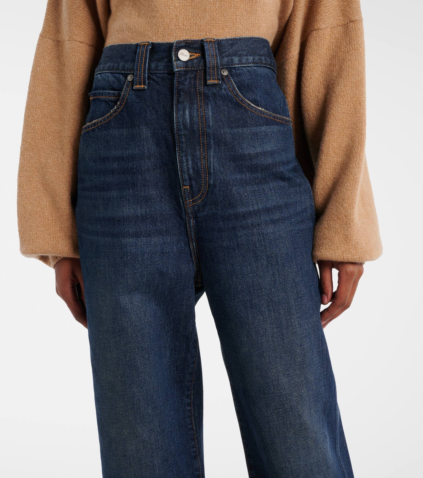 Bonnie high-rise wide-leg jeans - 4